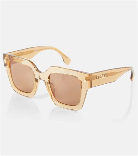 fendi 57mm rectangular sunglasses|Fendigraphy .